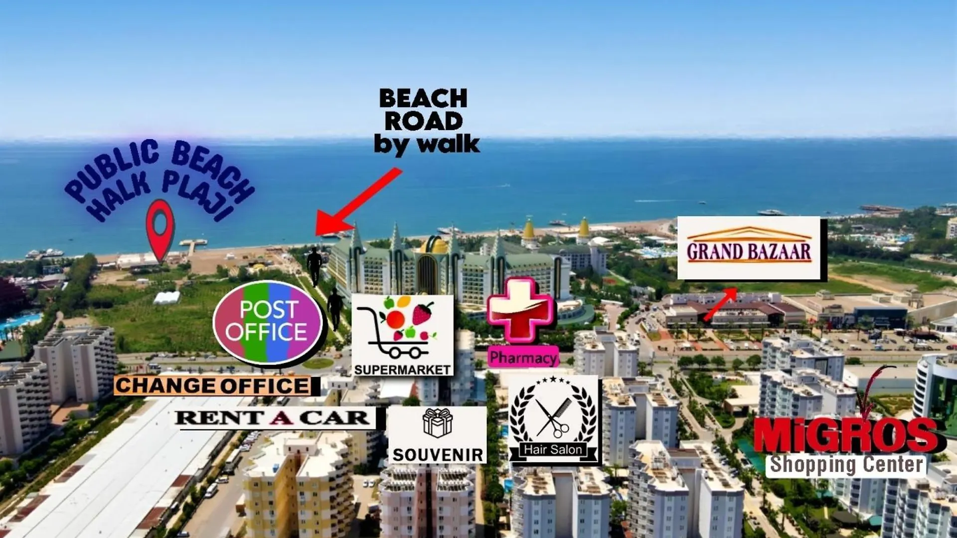 Modern Flat With Sea View 10 Min To Lara Beach Apartment Antalya