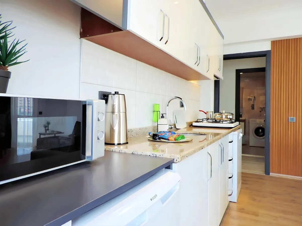 Апартаменты Modern Flat With Sea View 10 Min To Lara Beach Анталья