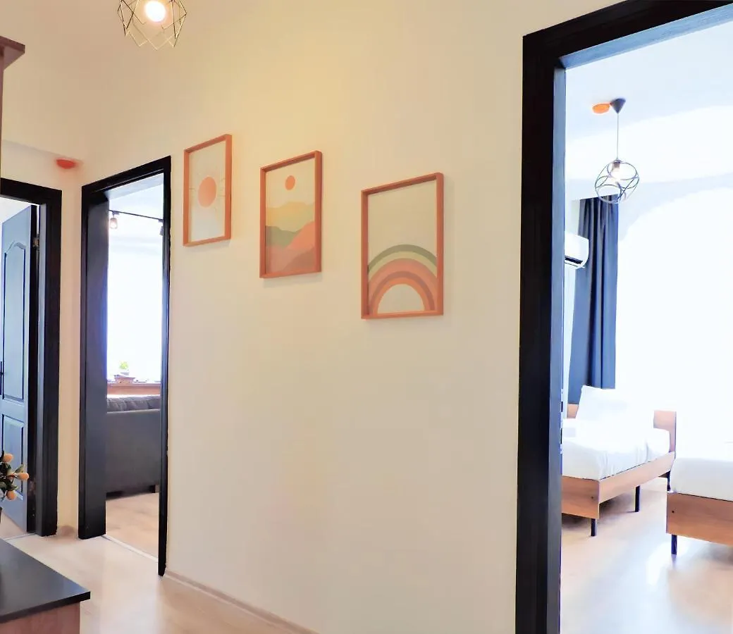 안탈리아 Modern Flat With Sea View 10 Min To Lara Beach 아파트 터키